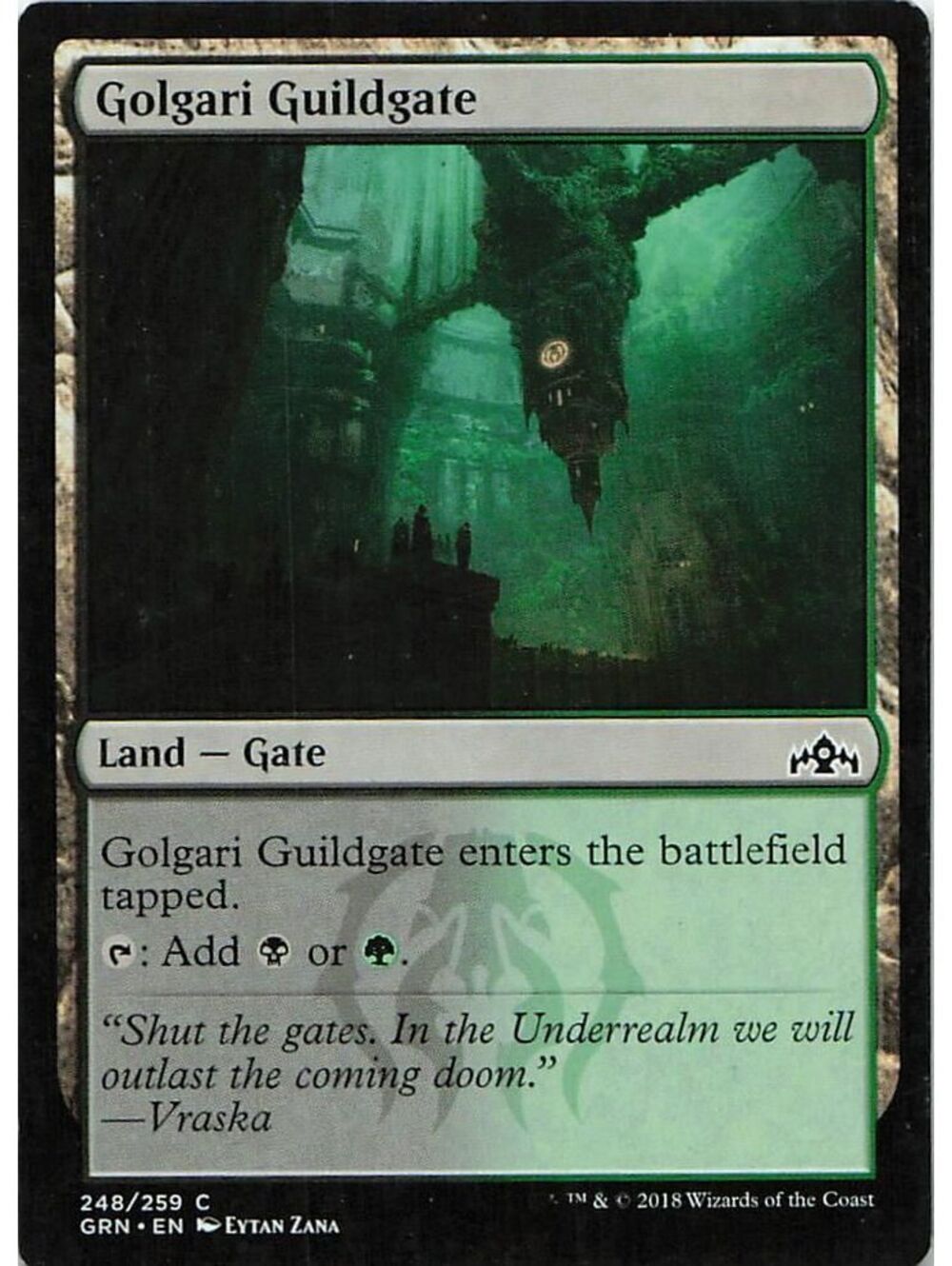 C Magic: The Gathering 2018 Golgari Guildgate () NM GRN